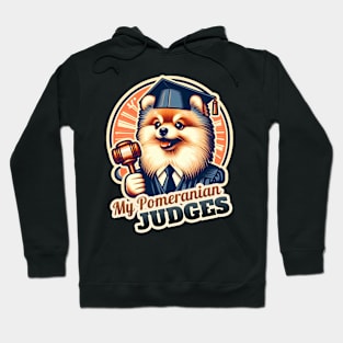 Pomeranian judge Hoodie